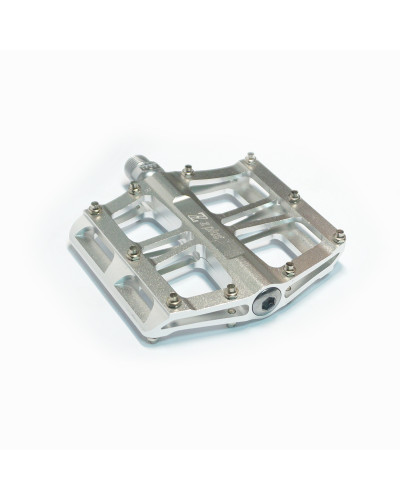 Z PLUS Педали Z-1303, DH/BMX/Fix-gear, алюминий, ось Cr-Mo, сменные стальные пины, промподшипники, 1