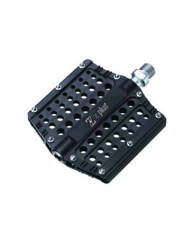 Z PLUS Педали Z-1106, DH/BMX/Fix-gear, алюминий, CNC-обработка, ось Cr-Mo, сменные пины, промподшипн