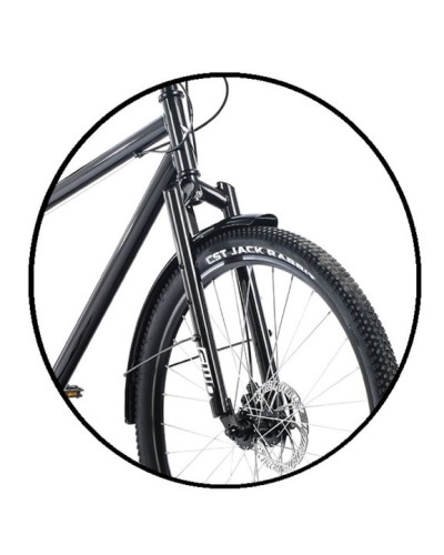 Вилка 29" MTB, ригидная COURIER, 1-1/8" (28,6), безрезьбовая, DISK Brake, шток 226 мм, RAPIDO (УТ000