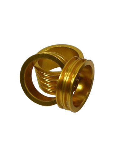 NECO Кольцо проставочное 1-1/8"х10мм золотое, алюминий