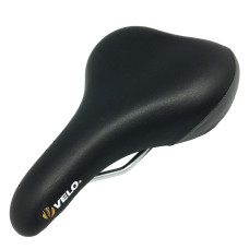 VELO Седло VL-4132, серия: PLUSH (наклонная посадка). Спорт/комфорт, женское. Размер: 246x161мм. Осн