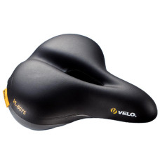 VELO Седло VL-6075E комфорт, серия: PLUSH (прямая посадка), 247х215мм, 622г. Основа: Double Dencity 