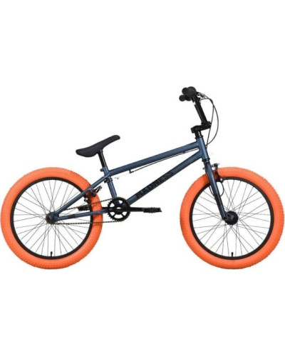 Велосипед Stark'22 Madness BMX 1 темно-синий/черный/мандариновый