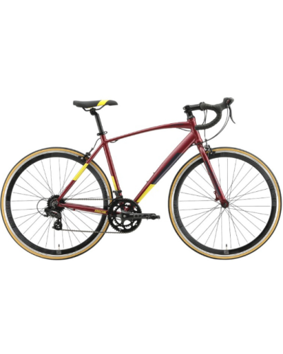 Велосипед Stark'23 Peloton 700.1 темно-красный/никель 20"