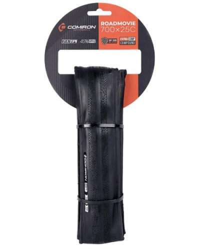 Покрышка кевларовая для велосипеда COMIRON Roadmovie 700x25C 60TPI Soft Skin Extra Grip (10511010/06