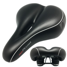 VELO Седло VL-6103E комфорт, 273х210х105мм, 850г. Обшивка: PU. Наполнитель: Пена.