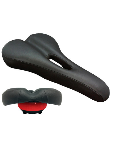VELO Седло VL-3132 с пневмо-демпфером. 275х164мм. 516г. Обшивка микрофибра