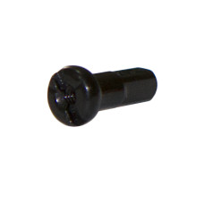 PILLAR Ниппель STANDARD латунный15G (1,8мм)X12мм, чёрный