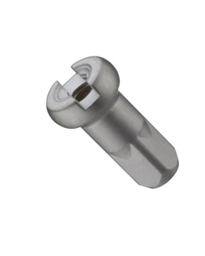 PILLAR Ниппель PT734, алюминий, 14G, 12мм, серебристый