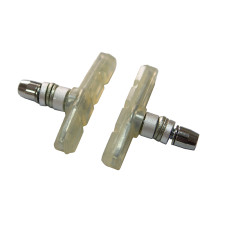 BARADINE Колодки тормозные MTB-948V для V-brake, резьбовые, 60мм, прозрачные