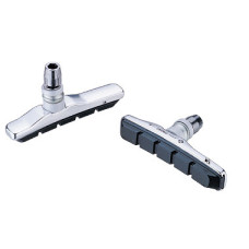 BARADINE Колодки тормозные MTB-945VC для V-brake, картриджные, резьбовые, 72мм, серебр. Корпус