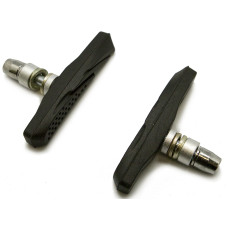 Колодки тормозные Z-640 для V-brake, резьбовые, 72мм, чёрные, совместимость: Shimano XTR/XT, блистер