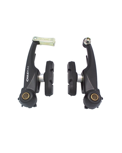 TEKTRO Тормоза V-brake BX-310 для ВМХ, алюминий, рамки 95мм, пружина линейная, чёрные, с колодками 8