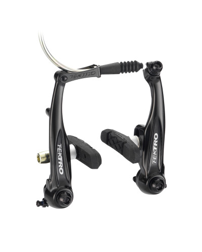 TEKTRO Тормоза V-brake 930AL для МТВ/подростковых в-дов, алюминий, рамки 95мм, чёрные, с колодками 8