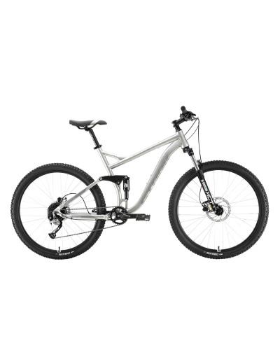 Велосипед Stark'20 Tactic 27.5 FS HD серебристый/серый 22"