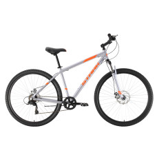 Велосипед Stark'21 Respect 29.1 D Microshift серый/оранжевый 18"