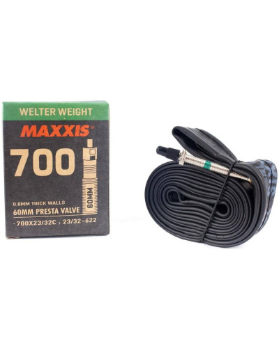 MAXXIS WELTER WEIGHT 700X23/32C (23/32-622) 0.8 LFVSEP60 камера велосипедная