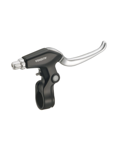 ALHONGA Ручки тормозные HJ-3022ADV под детскую руку, алюминий, для V-brake, чёрн./серебр., 215г, для