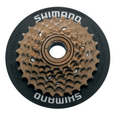 Трещотка SHIMANO MF-TZ20, 6 скоростей, 14-28, защита, черная