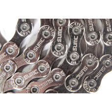 Цепь SUMC - SX11 116 звеньев 1/2"x11/128", 11 скоростей, серебристая, с замком SL555R