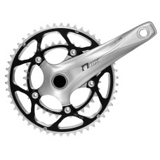 Система SUNRACE RX, звёзды Al7075, 50-34T, BCD 110мм; шатуны кованый AL6061, 172,5мм, с кареткой ISI