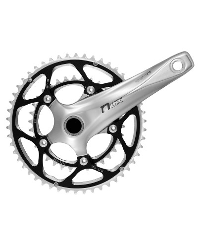 Система SUNRACE RX, звёзды Al7075, 50-34T, BCD 110мм; шатуны кованый AL6061, 172,5мм, с кареткой ISI