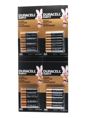 Бат LR06 DURACELL 4X4шт./BL16/Бельгия/(16/208)  