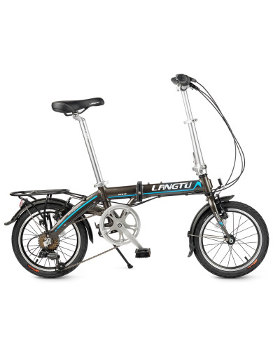 109-001  Велосипед Langtu KP 017 GREY 16" 7s (2022)
