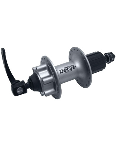 SHIMANO Втулка задняя FH-M525 DEORE, 36Н, 8/9/10 скоростей, под диск (6 болтов), с эксцентриком, 135