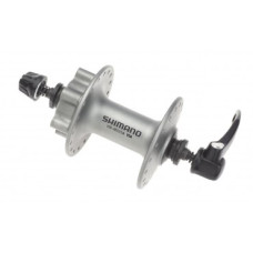 SHIMANO Втулка передняя HB-M525 DEORE, 36H, под диск (6 болтов), OLD:100MM, ось 108мм, с эксцентрико