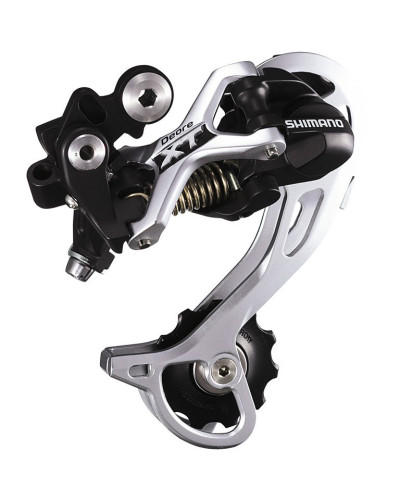 SHIMANO Переключатель задний RD-M772-SGS DEORE XT, 9 скоростей, обычная тяга, низкий профиль Shadow,