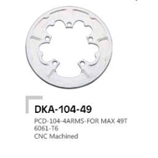 Защита звёзд "рокринг" ал. серебр. 4 отверстия DKA-94-49