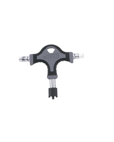 SUPER B (Premium) TB-TH20 Т-ключ: Съёмник передних звезд /Torx 40/шестигранник 6мм, торг.упаковка