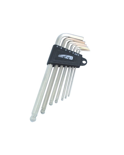 SUPER B 7710 Набор шестигранников 2/2,5/3/4/5/6/8/10мм