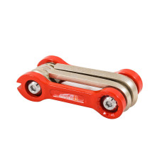 SUPER B ТВ-9860 Набор инструментов складной 6 в 1: шестигранники3/4/5/6мм, спицевой ключ 3,2 мм, отв