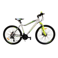 Велосипед STELS Miss-5000 MD 26"  18" Серебристый/салатовый V020