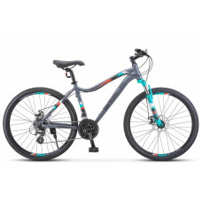 Велосипед STELS Miss-6100 MD 26"  19" Синий/Серый V030