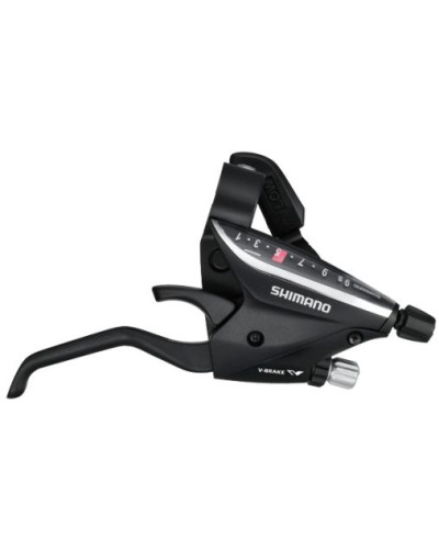 SHIMANO Шифтер/тормозная ручка ST-EF65-9R2 ALTUS для V-brake правая, под два пальца, 9 скоростей, че