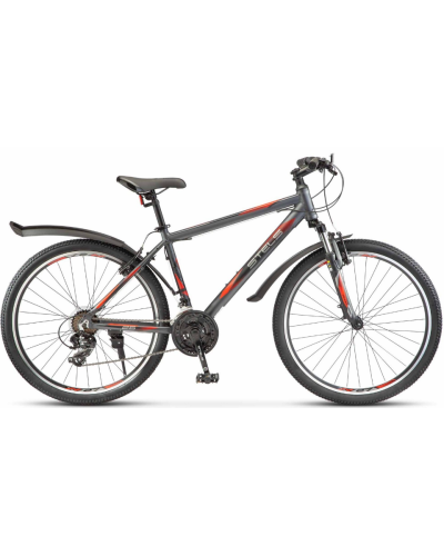Велосипед STELS  26" Navigator 620  V 19", K010, черный матовый