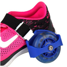 Ролики на пятку, на обувь светящиеся колеса пара (2 шт.) 