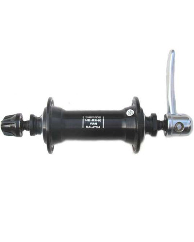 SHIMANO Втулка передняя HB-RM40, 36H, OLD:100мм, с эксцентриком, чёрная, б/упаковки