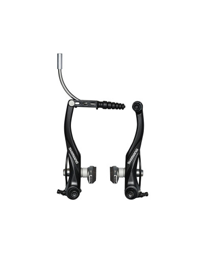 SHIMANO Тормоз V-brake BR-T4000 ALIVIO передний,черный, с колодками S65T, болтами 16мм, без уп.