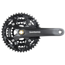 SHIMANO Шатуны FC-M361 ACERA на 7/8 скоростей, 170мм, 48/38/28T, под квадрат, черные