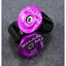 Баренды (заглушки руля), алюминиевые, SHANMASHI, пара (Purple, УТ00018578)