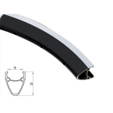 Обод J19DB 24"х19ммх36Н, двойной, A/V, чёрный, CNC