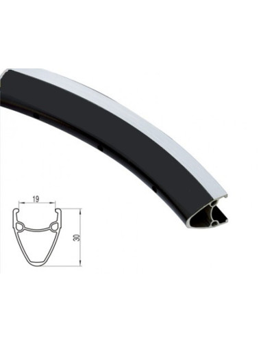Обод J19DB 24"х19ммх36Н, двойной, A/V, чёрный, CNC