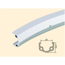 Обод SS22 24"x22ммх36Н, одинарный, А/V, серебр.