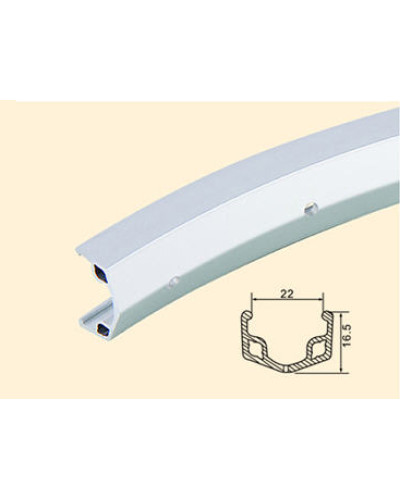 Обод SS22 24"x22ммх36Н, одинарный, А/V, серебр.