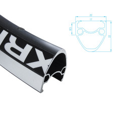 ALEX RIMS Обод AT470 700Cх17ммх32Н, F/V, аэропрофиль, CSW, для бескамерных покрышек, чёрный (шоссе)