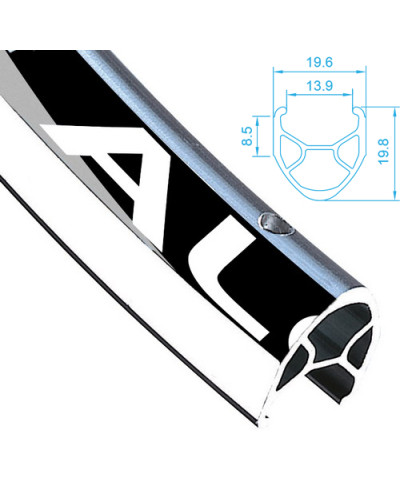 ALEX RIMS Обод R450, 700Сх14ммх32Н, двойной, F/V, CSW, чёрный. (Шоссе/туризм)